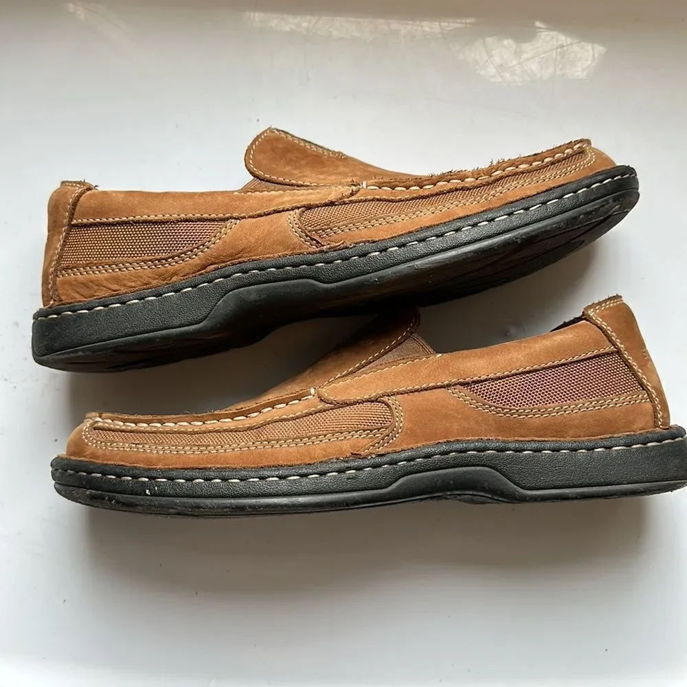 My Travel Streetcars Tenille brown/tan suede leather slip on‎ loafers